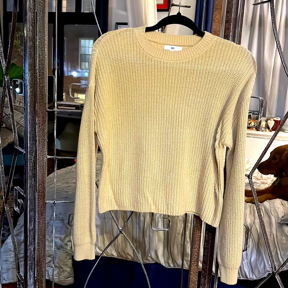 Yellow/cream sweater by BP.